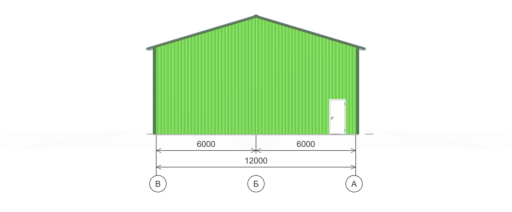 Быстровозводимое овощехранилище, 360 кв.м