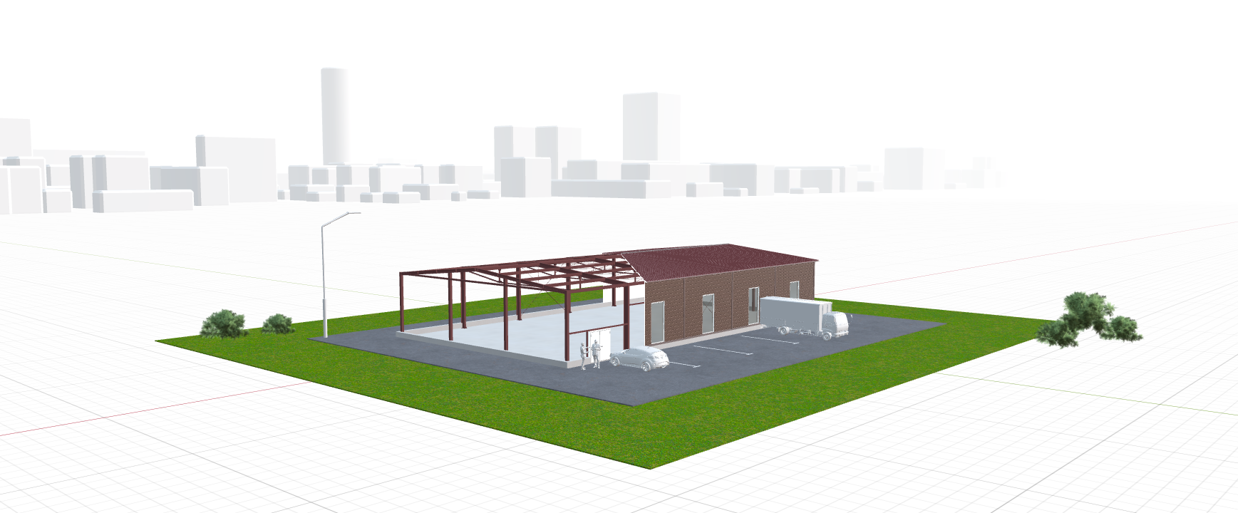 Быстровозводимый офис, 540 кв.м