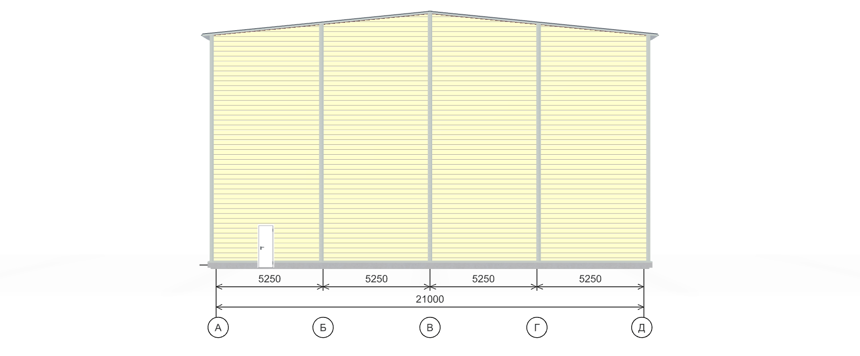 Ангар для грузового транспорта, 1386 кв.м