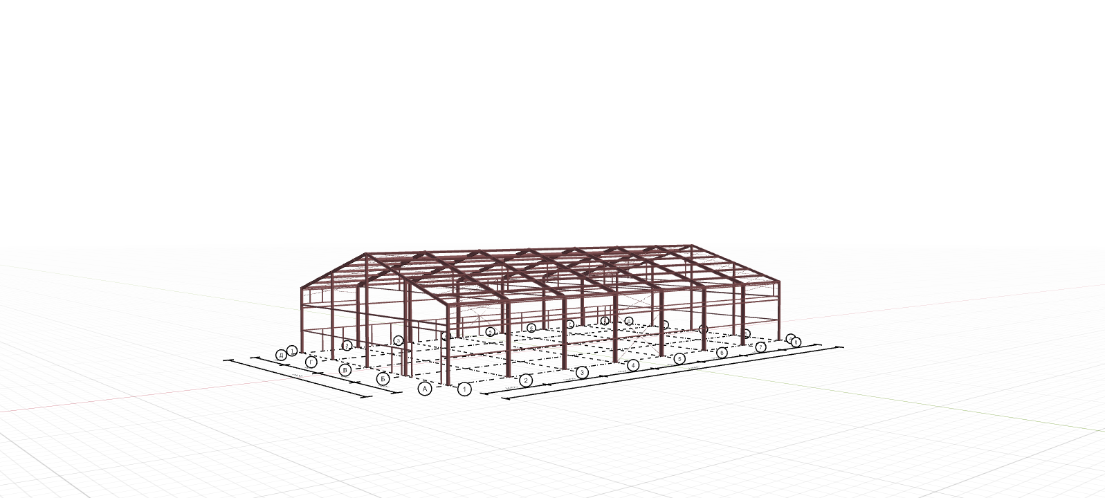 Производственное здание с кран-балкой, 1008 кв.м
