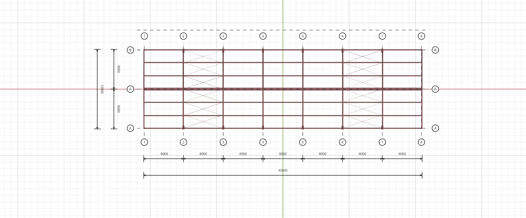 Каркас для овощехранилища, 504 кв.м