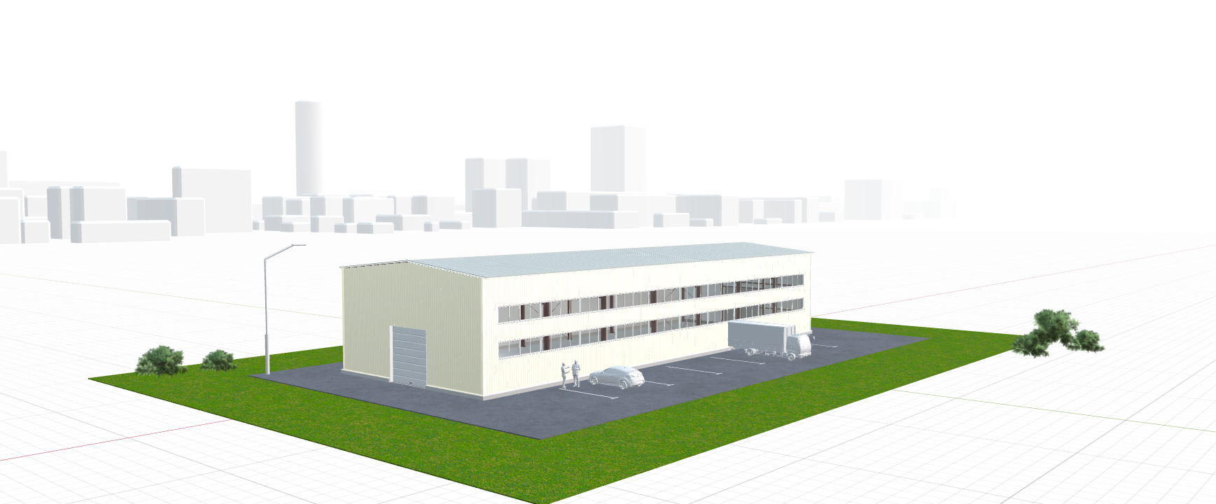 Холодный склад с кран-балкой, 630 кв.м