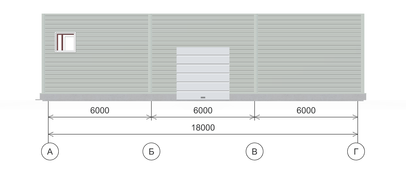 Быстровозводимый  гипермаркет, 1080 кв.м