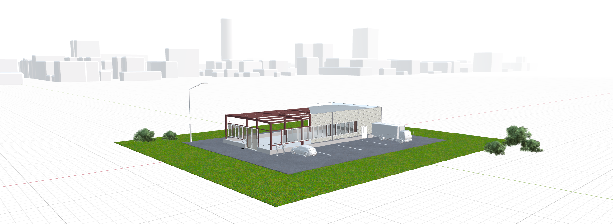 Быстровозводимый магазин, 288 кв.м
