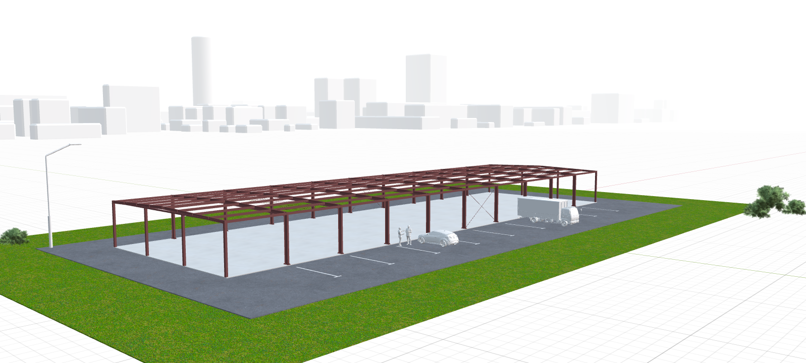 Каркас для гипермаркета, 1080 кв.м