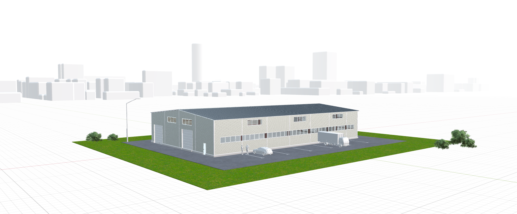 Теплое здание, 960 кв.м