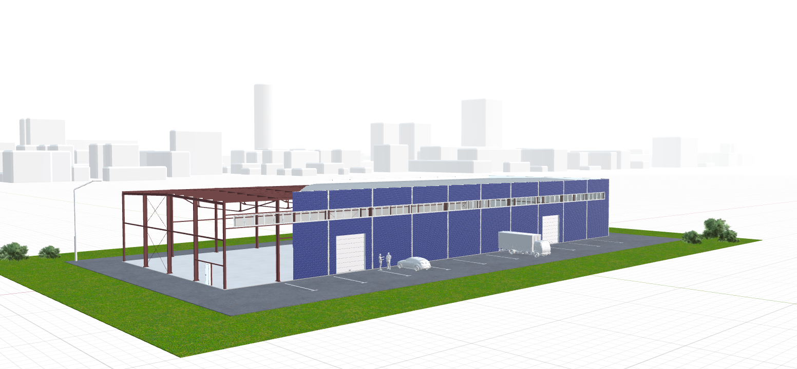 Теплое здание, 1584 кв.м