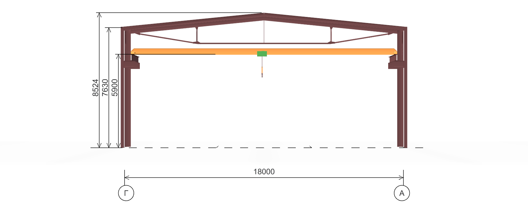 Производственное здание, 1620 кв.м