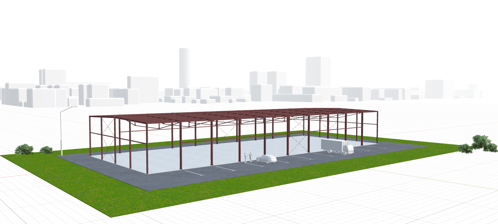 Каркас для столовой, 1440 кв.м