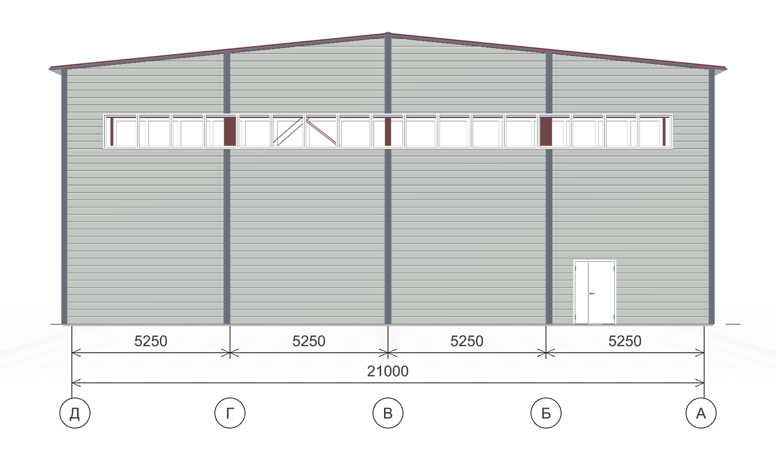 Быстровозводимая птицефарбрика, 1008 кв.м