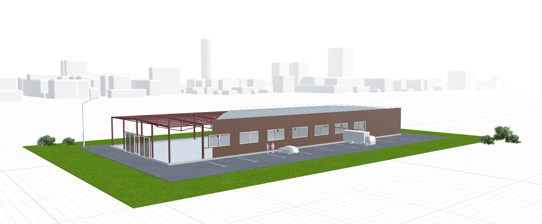 Быстровозводимый магазин, 1440 кв.м