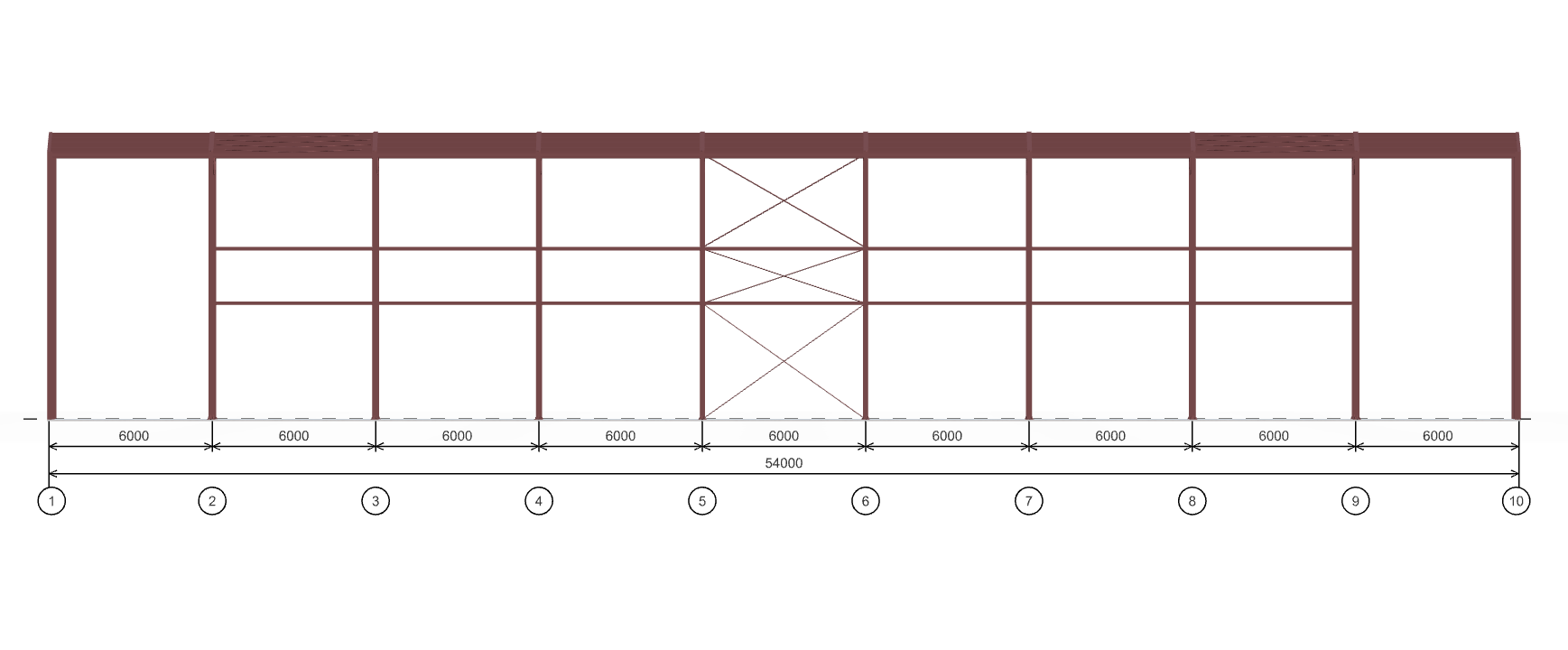 Каркас для автомойки, 810 кв.м