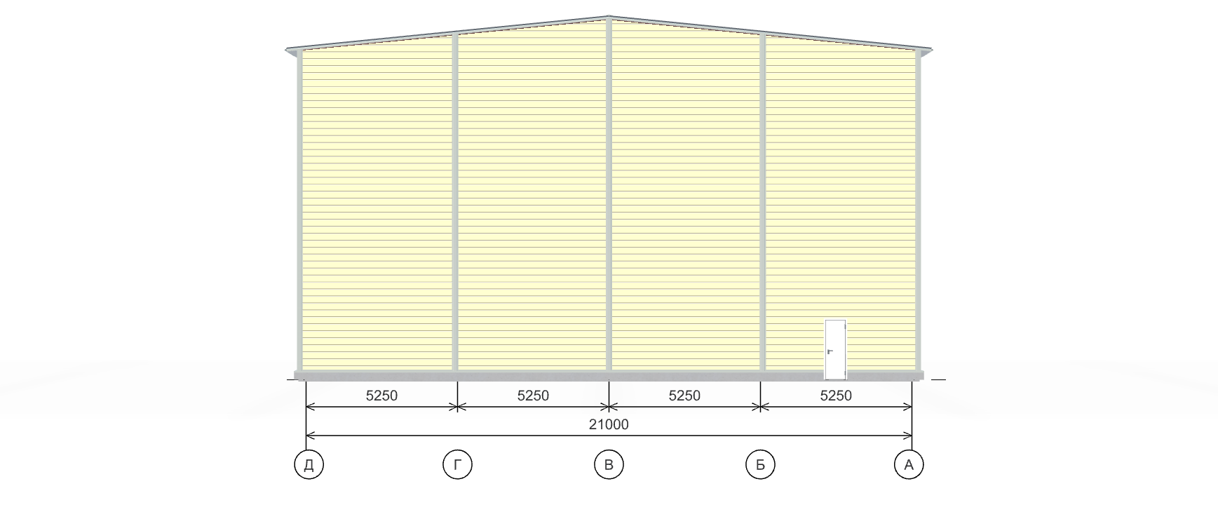 Ангар для грузового транспорта, 1386 кв.м