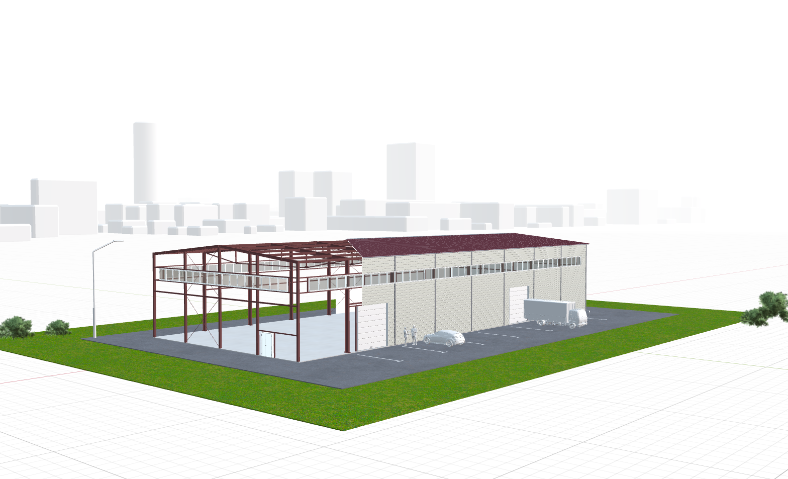 Быстровозводимая птицефарбрика, 1008 кв.м