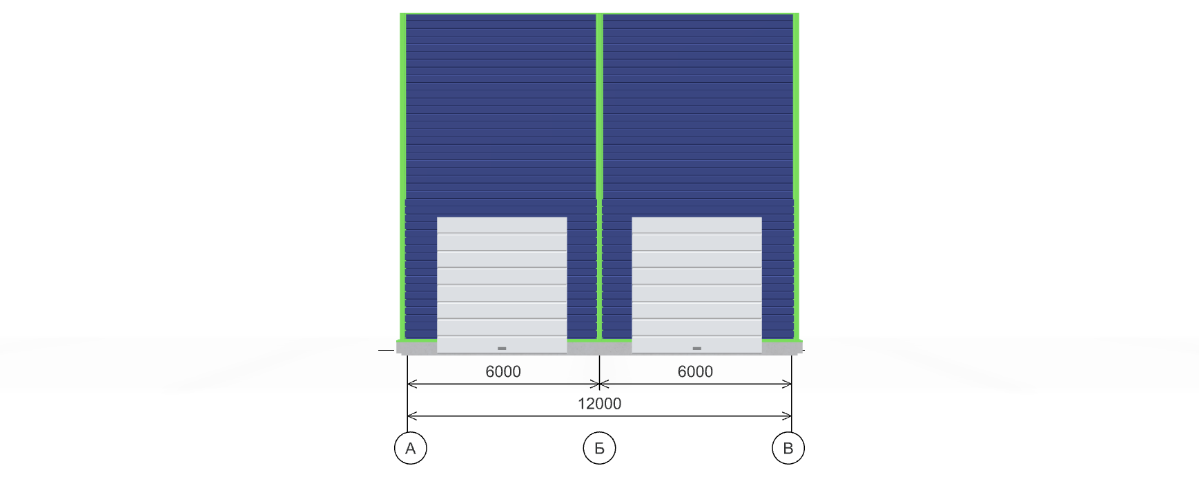 Быстровозводимый цех с кран-балкой, 648 кв.м