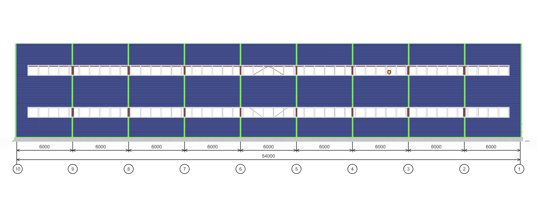 Быстровозводимый цех с кран-балкой, 648 кв.м