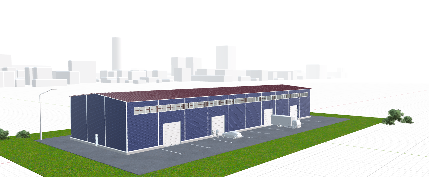 Ангар для грузового транспорта, 1080 кв.м