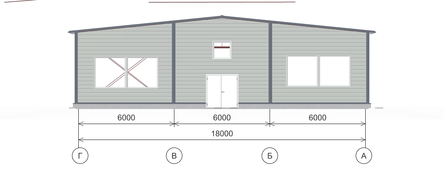 Быстровозводимый офис, 540 кв.м