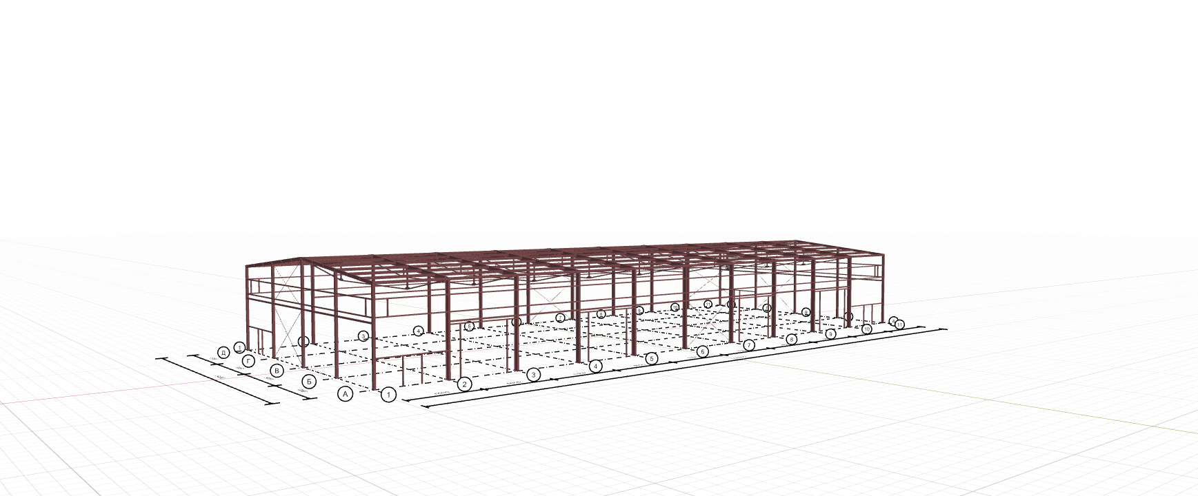 Быстровозводимый цех, 1440 кв.м