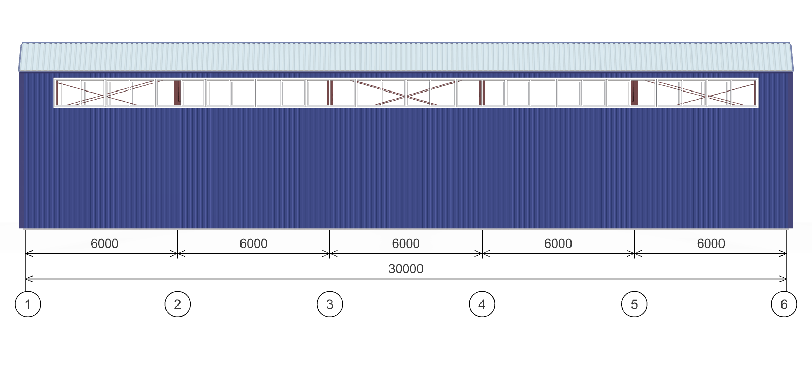 Быстровозводимый ангар для спецтехники, 630 кв.м