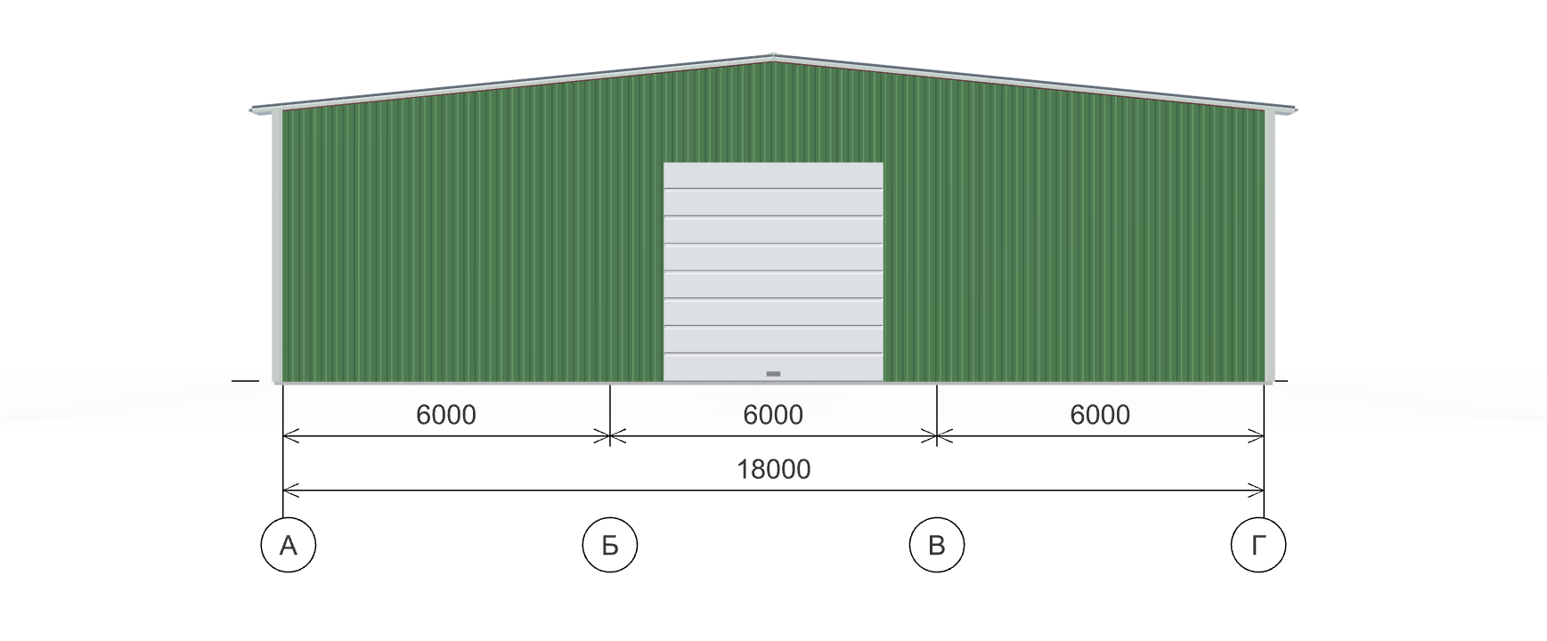 Склад для хранения техники, 324 кв.м