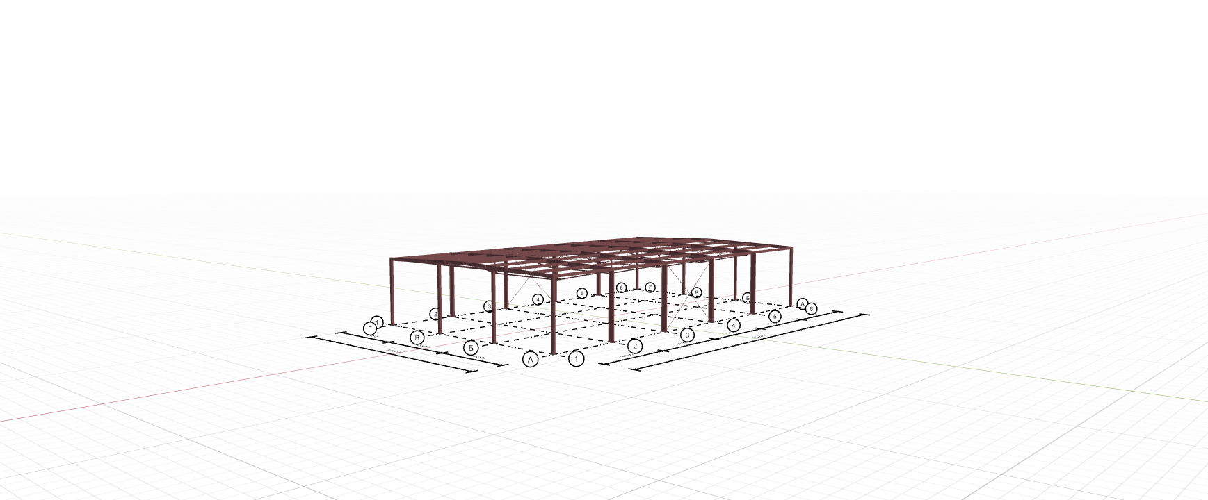 Каркас для автомойки, 540 кв.м