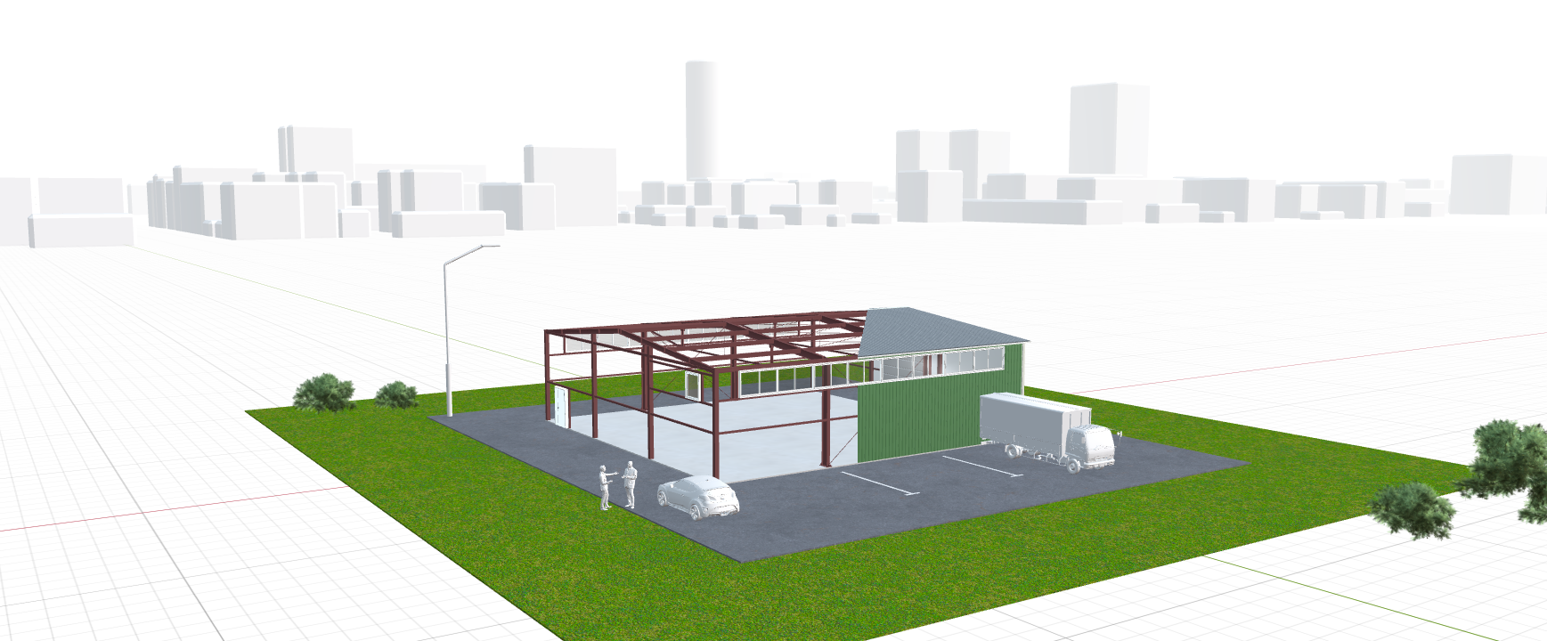 Склад для хранения техники, 324 кв.м