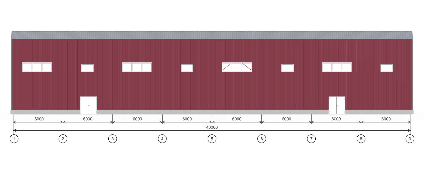 Быстровозводимый торговый павильон, 864 кв.м