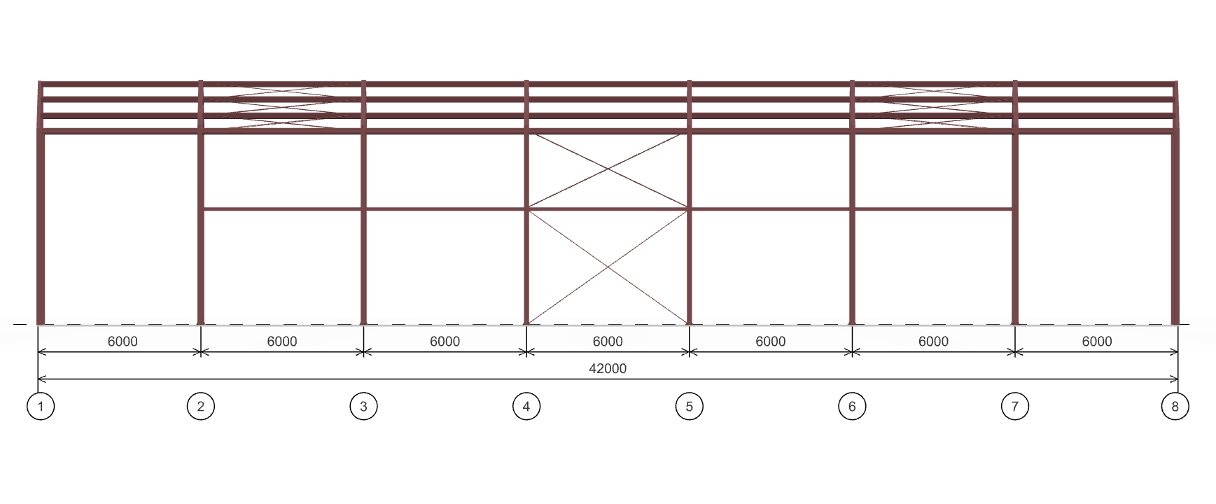 Каркас для овощехранилища, 504 кв.м