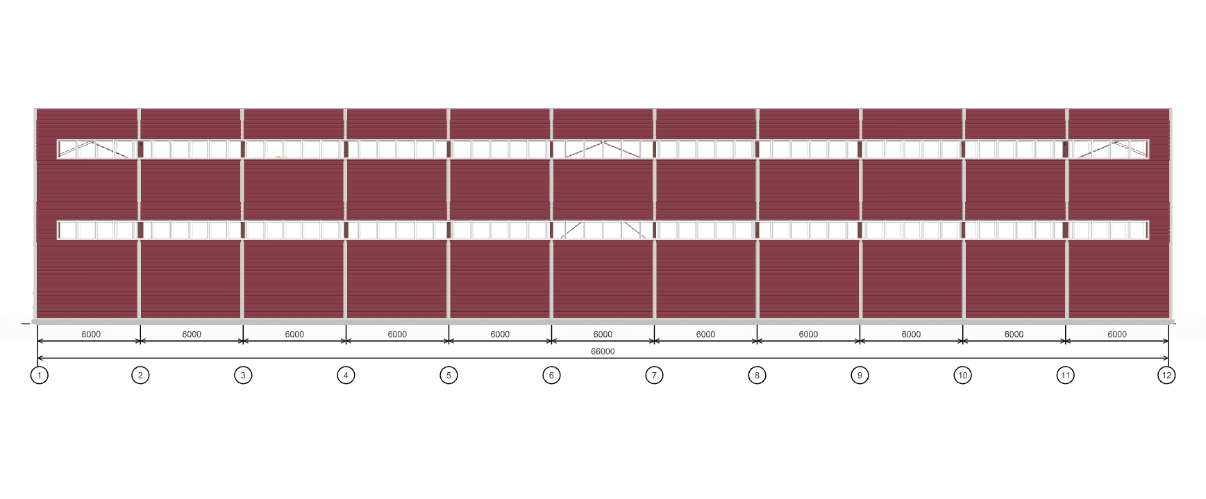 Производственное здание с кран-балкой, 1386 кв.м
