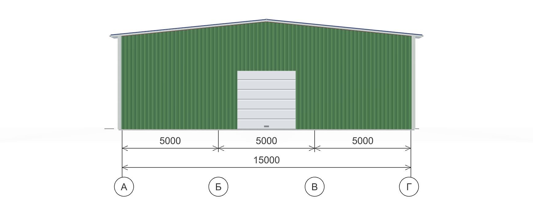 Быстровозводимое овощехранилище, 450 кв.м