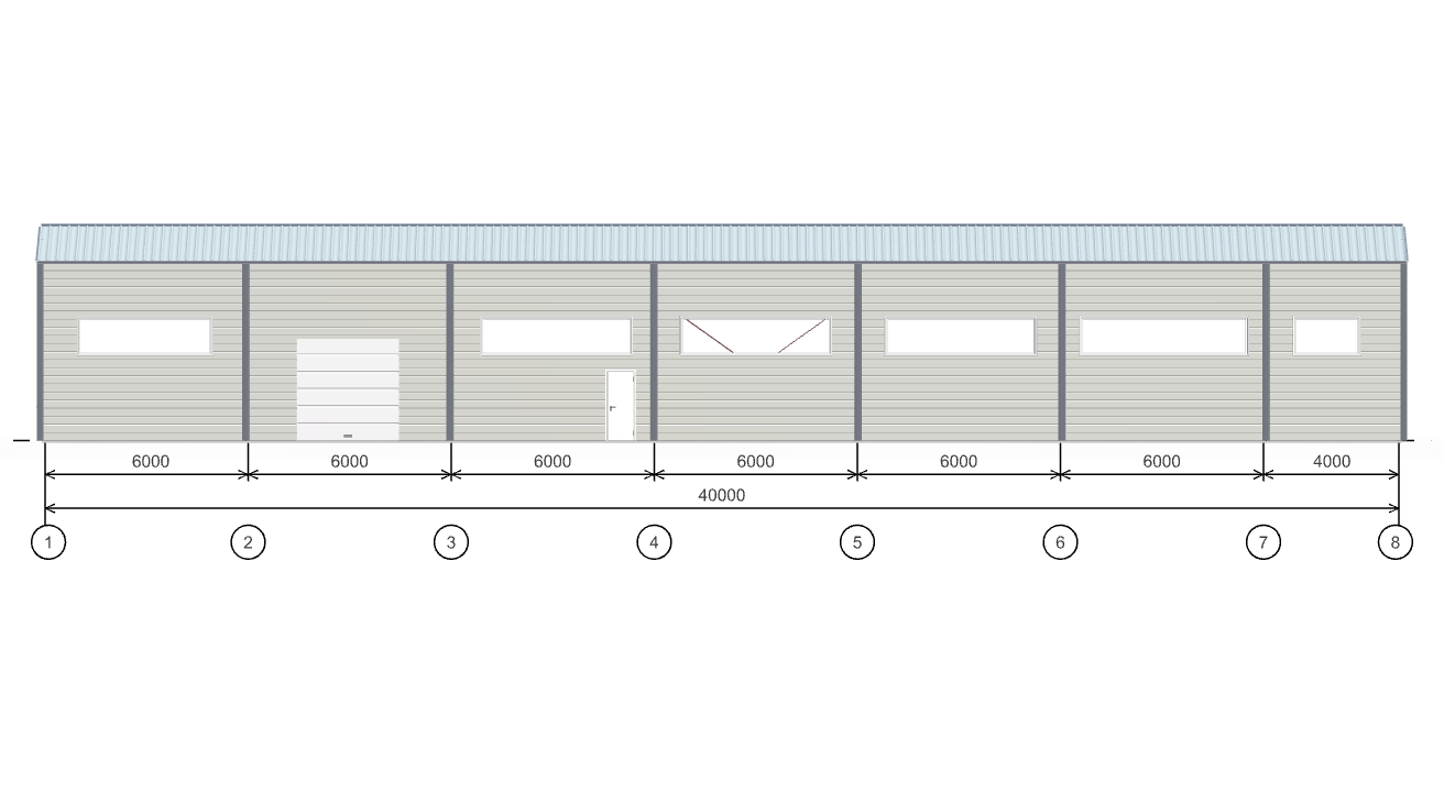 Быстровозводимый склад, 800 кв.м