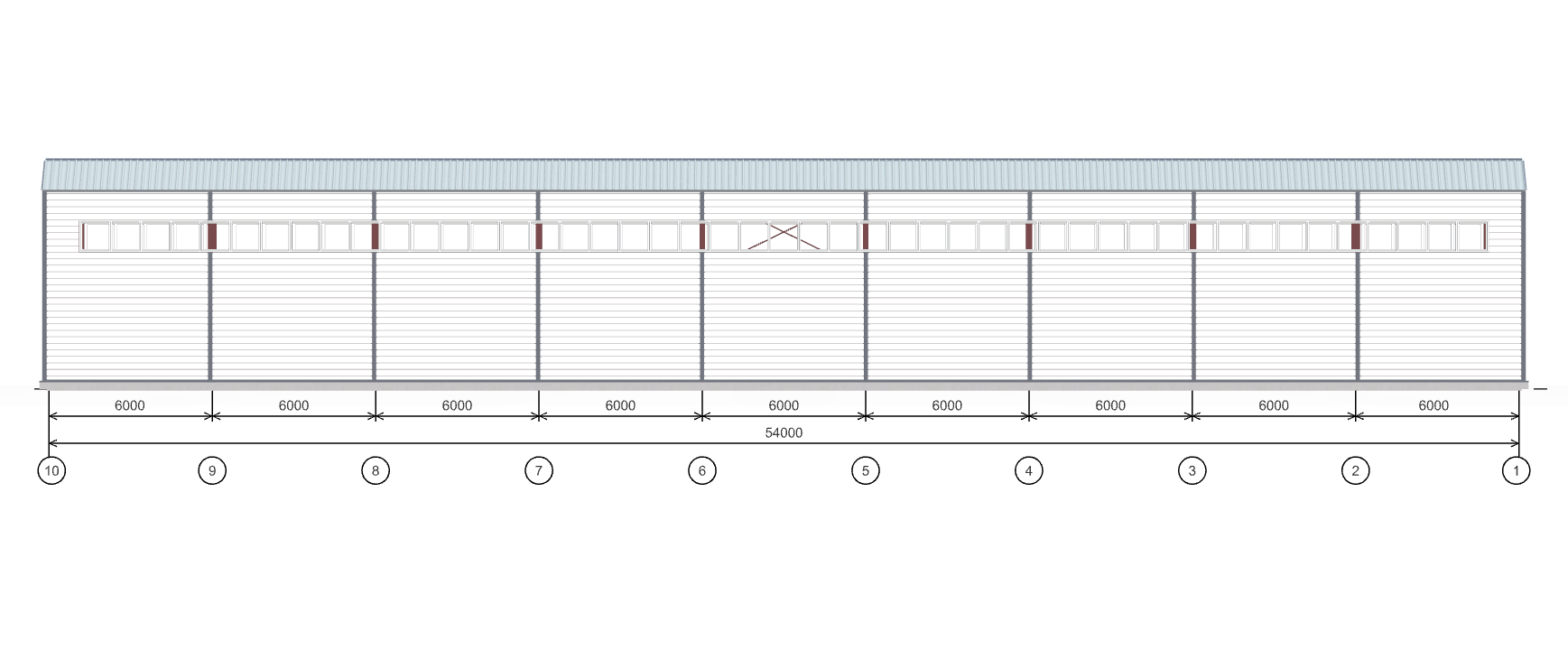 Быстровозводимый склад, 1134 кв.м