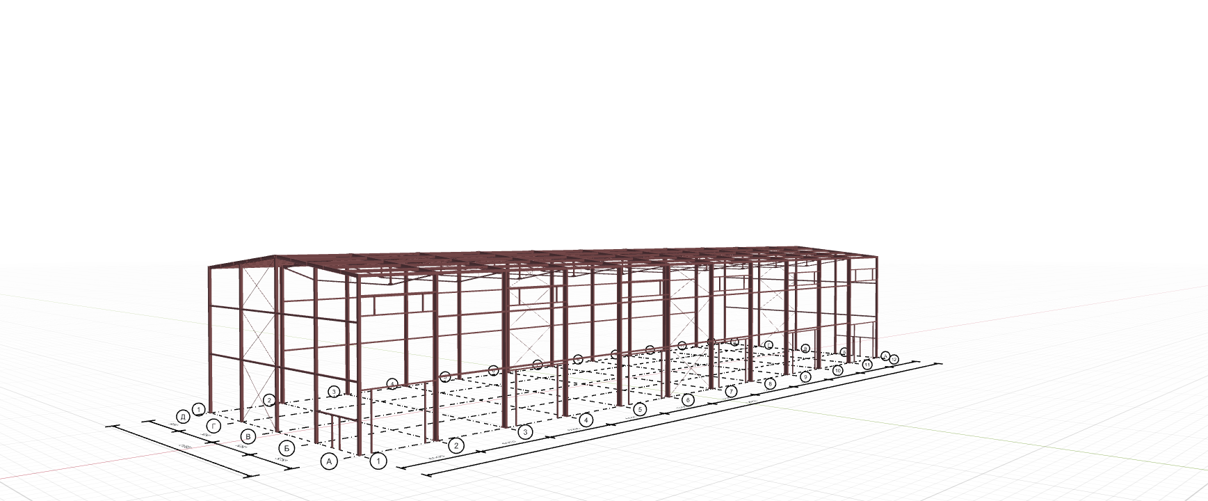 Ангар для грузового транспорта, 1386 кв.м