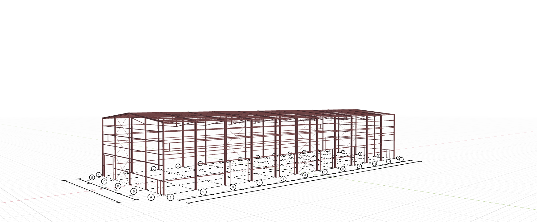 Быстровозводимый цех, 1584 кв.м