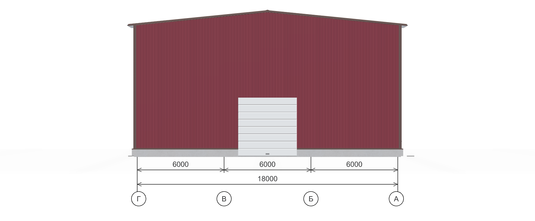 Быстровозводимый торговый павильон, 864 кв.м
