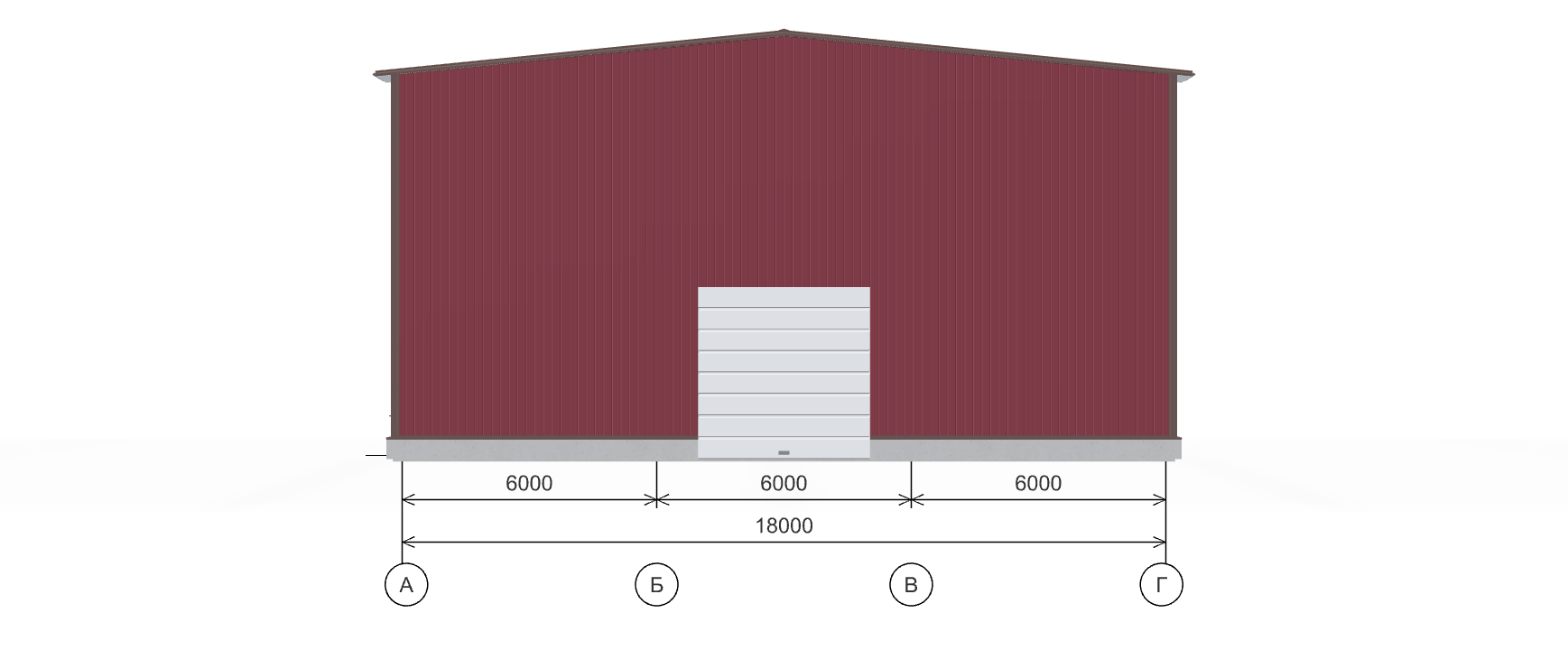 Быстровозводимый торговый павильон, 864 кв.м