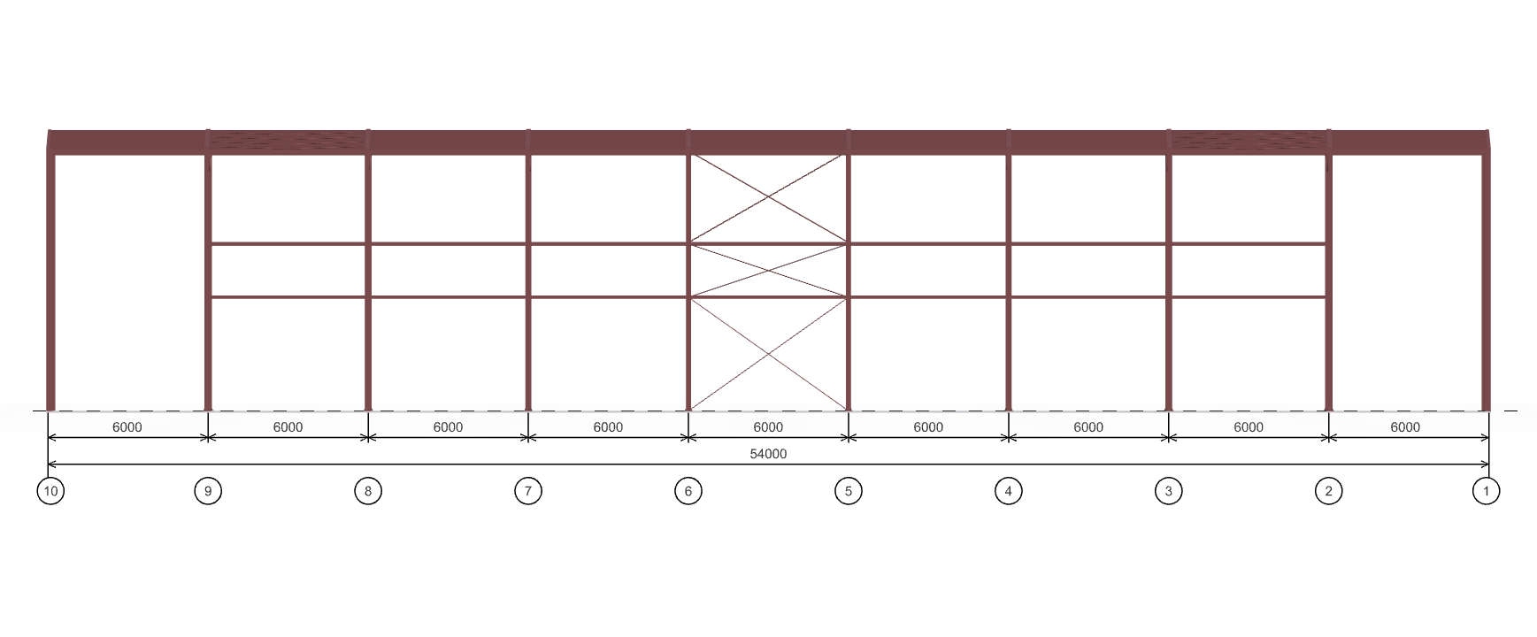 Каркас для автомойки, 810 кв.м