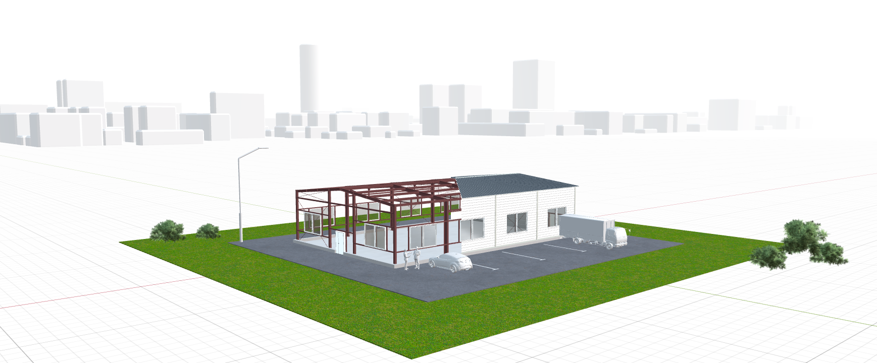 Быстровозводимая столовая, 384 кв.м