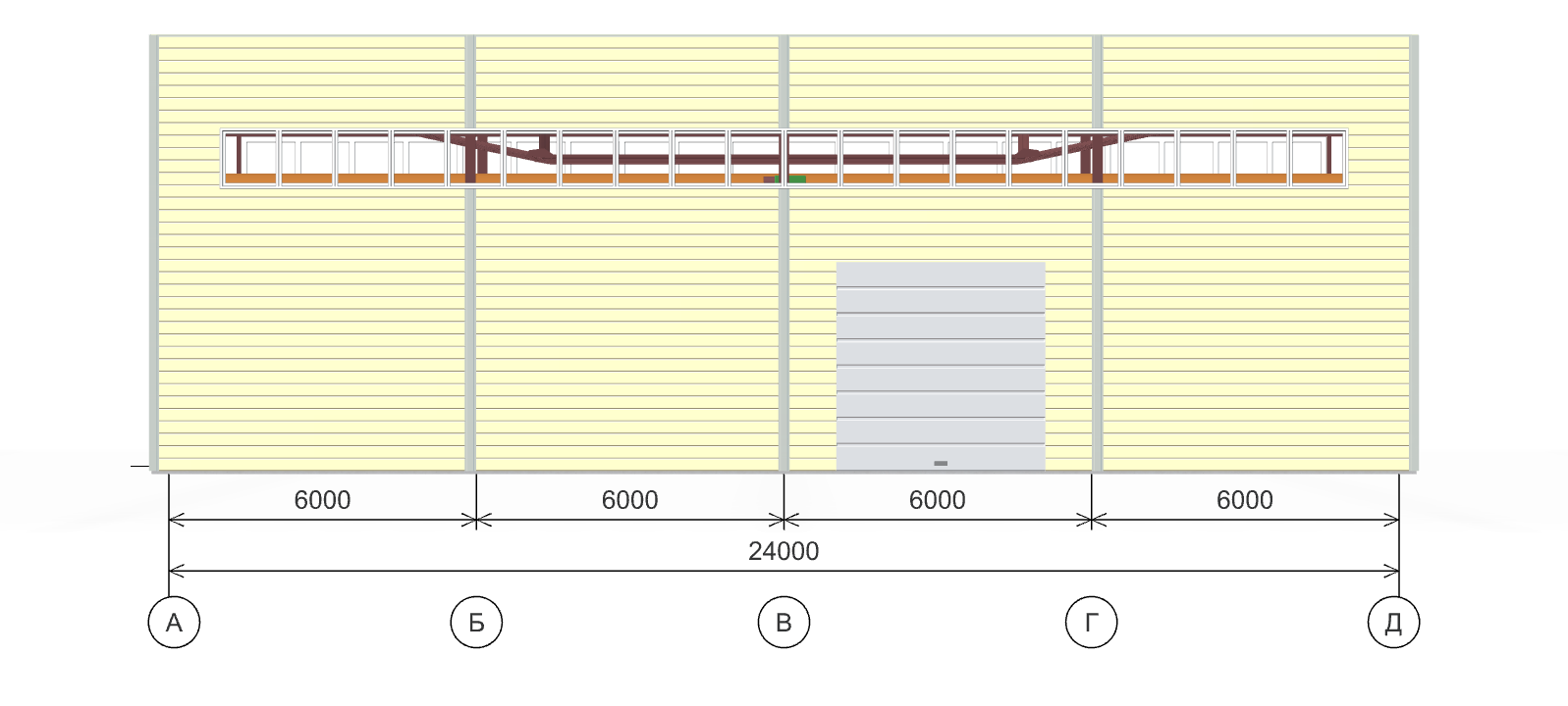Быстровозводимый цех, 1440 кв.м