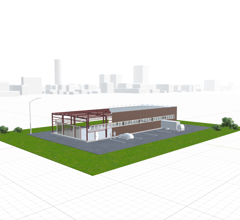 Быстровозводимый магазин, 540 кв.м