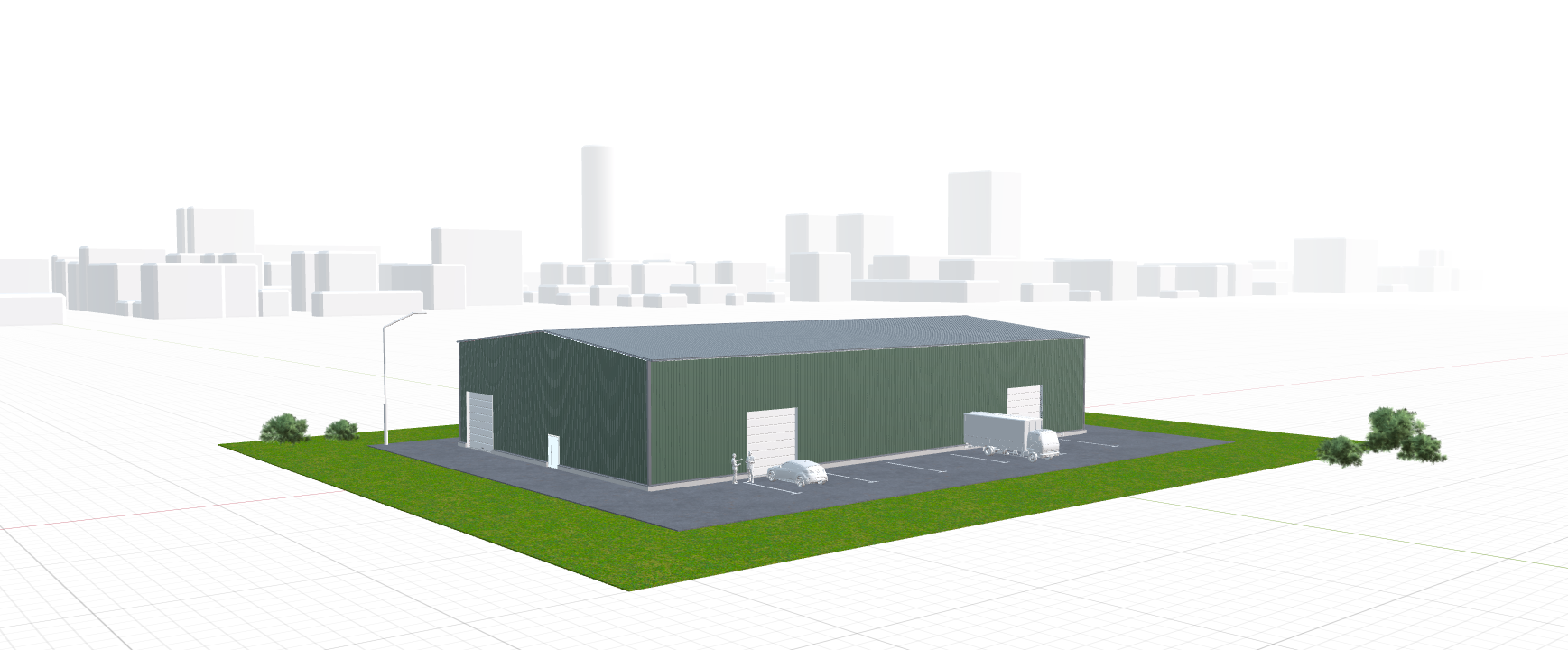 Холодный ангар, 960 кв.м
