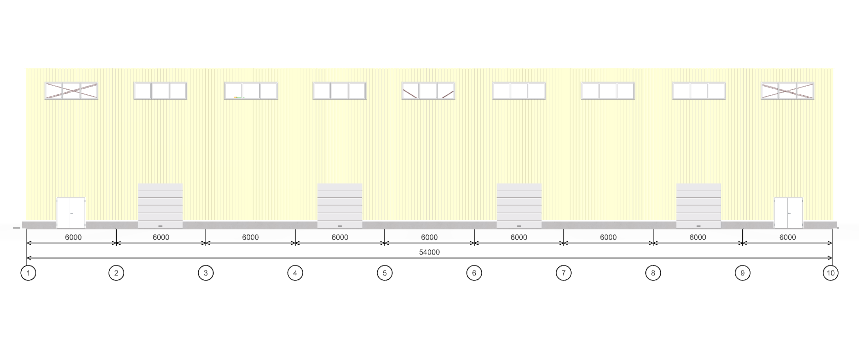 Производственное здание с кран-балкой, 810 кв.м