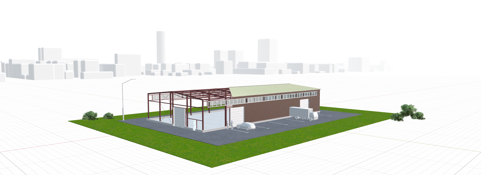 Производственное здание, 800 кв.м