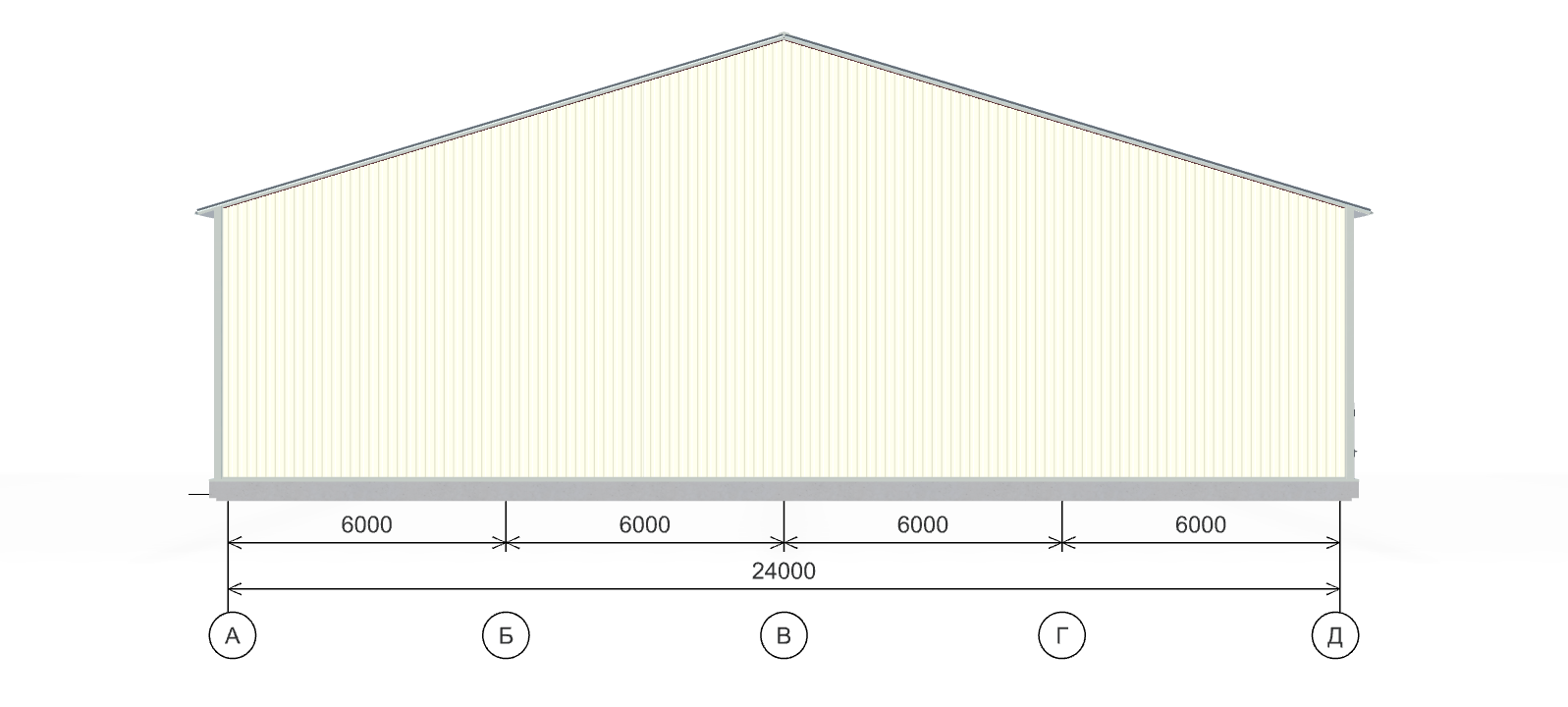Производственное здание с кран-балкой, 1008 кв.м