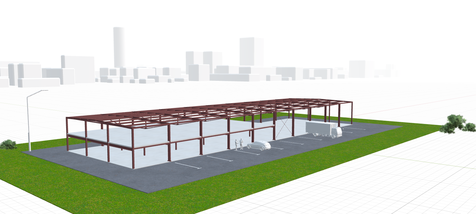 Каркас для торгового павильона, 1080 кв.м
