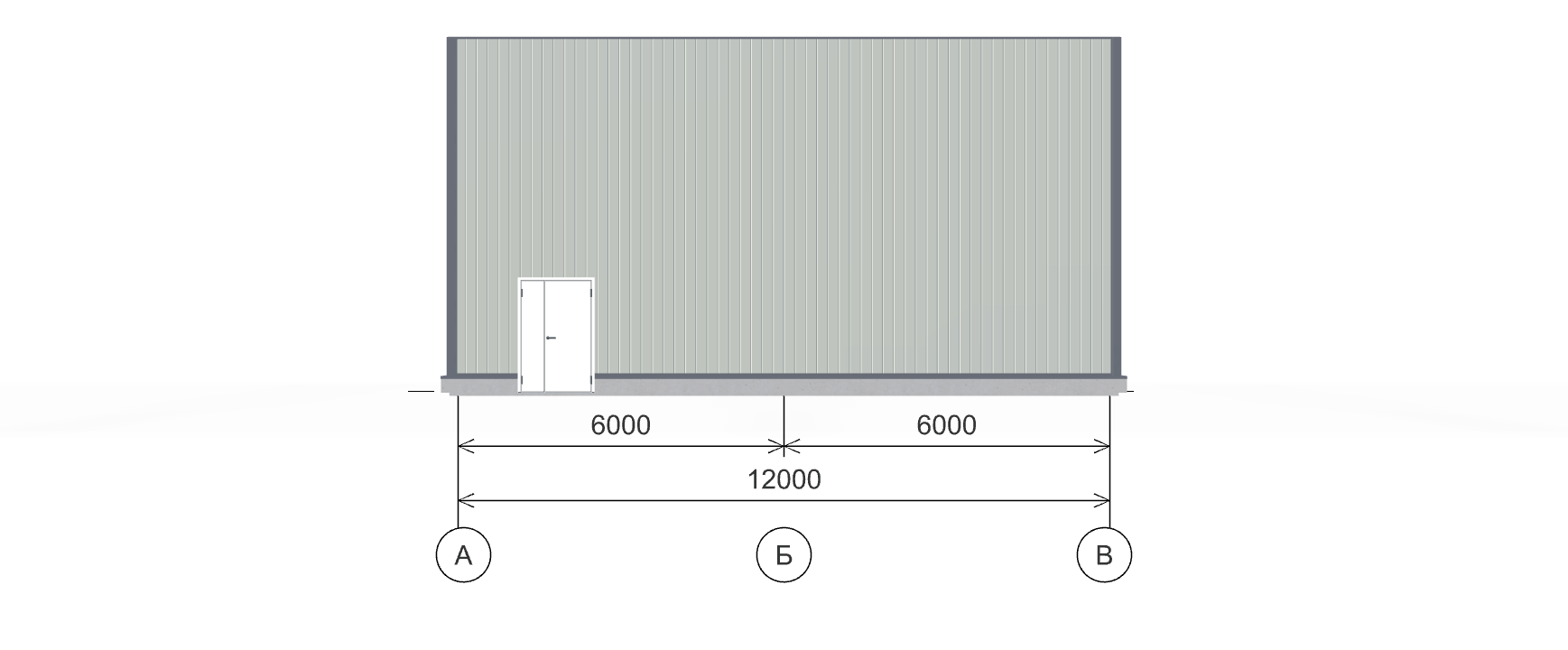 Быстровозводимый цех, 360 кв.м
