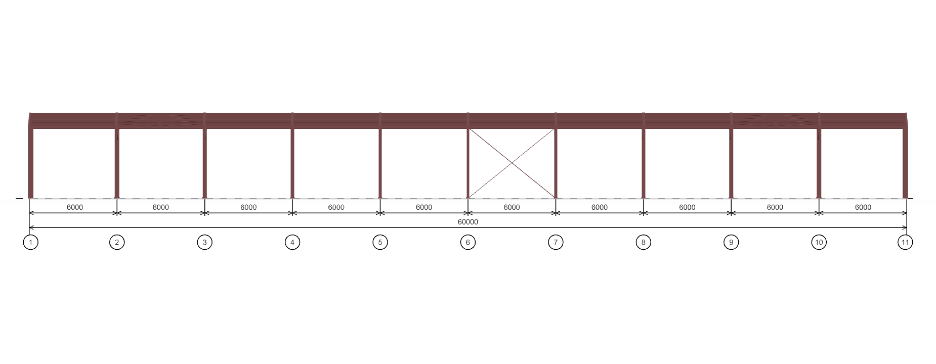 Каркас для гипермаркета, 1080 кв.м