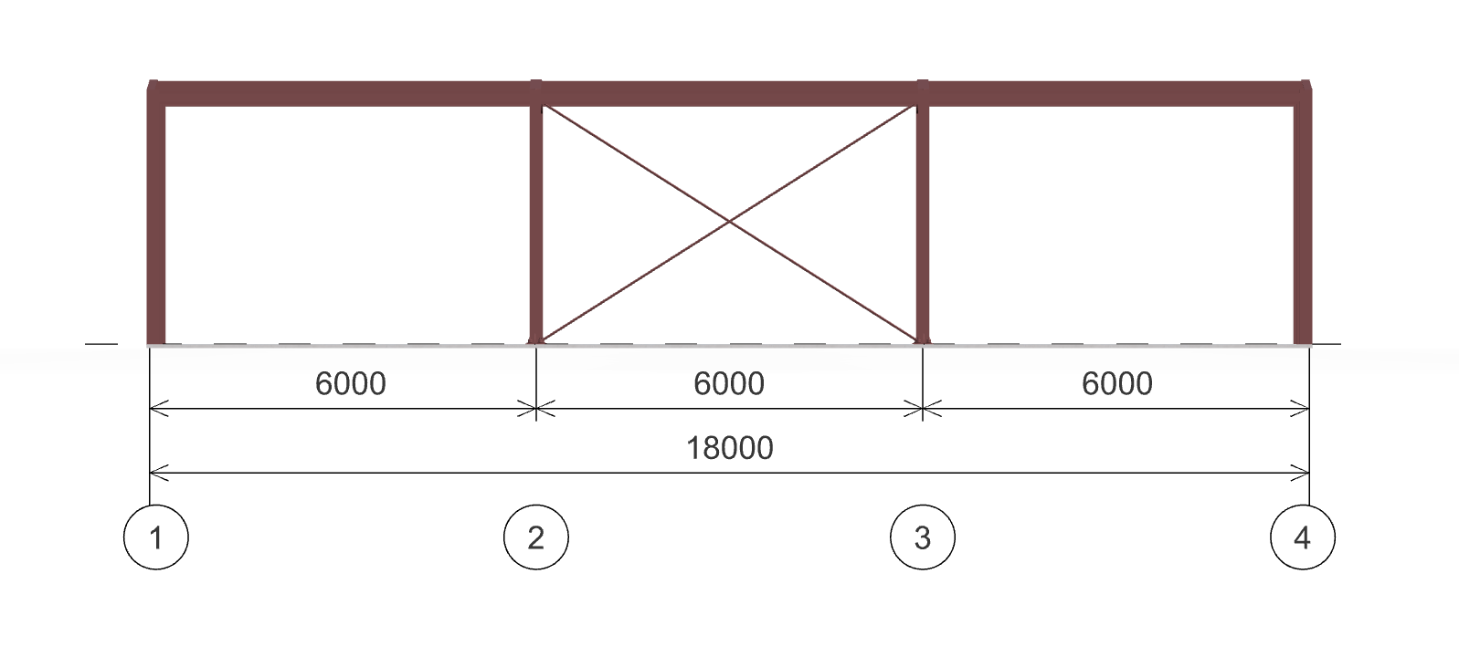 Каркас для магазина, 216 кв.м