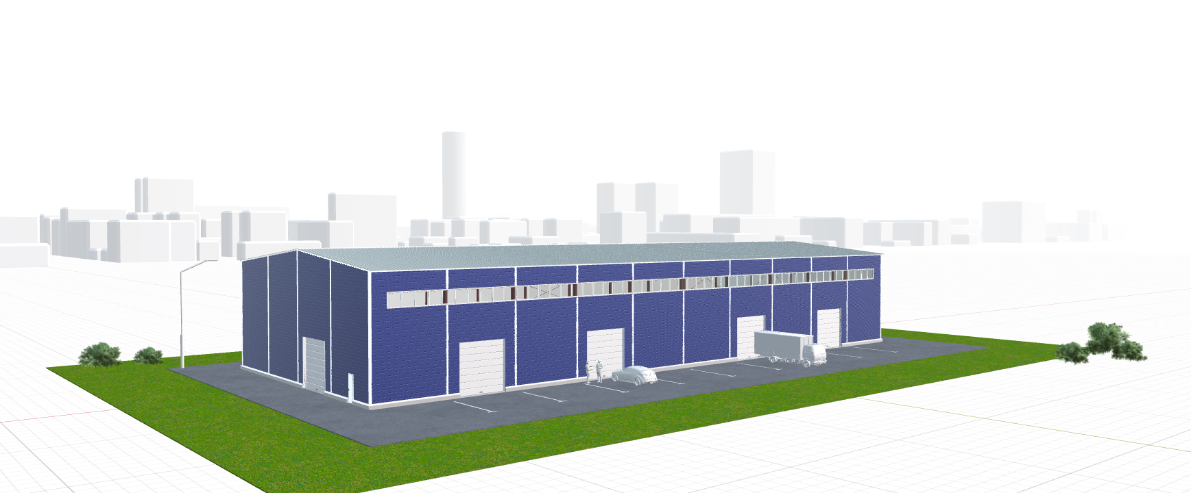 Быстровозводимое здание, 1440 кв.м